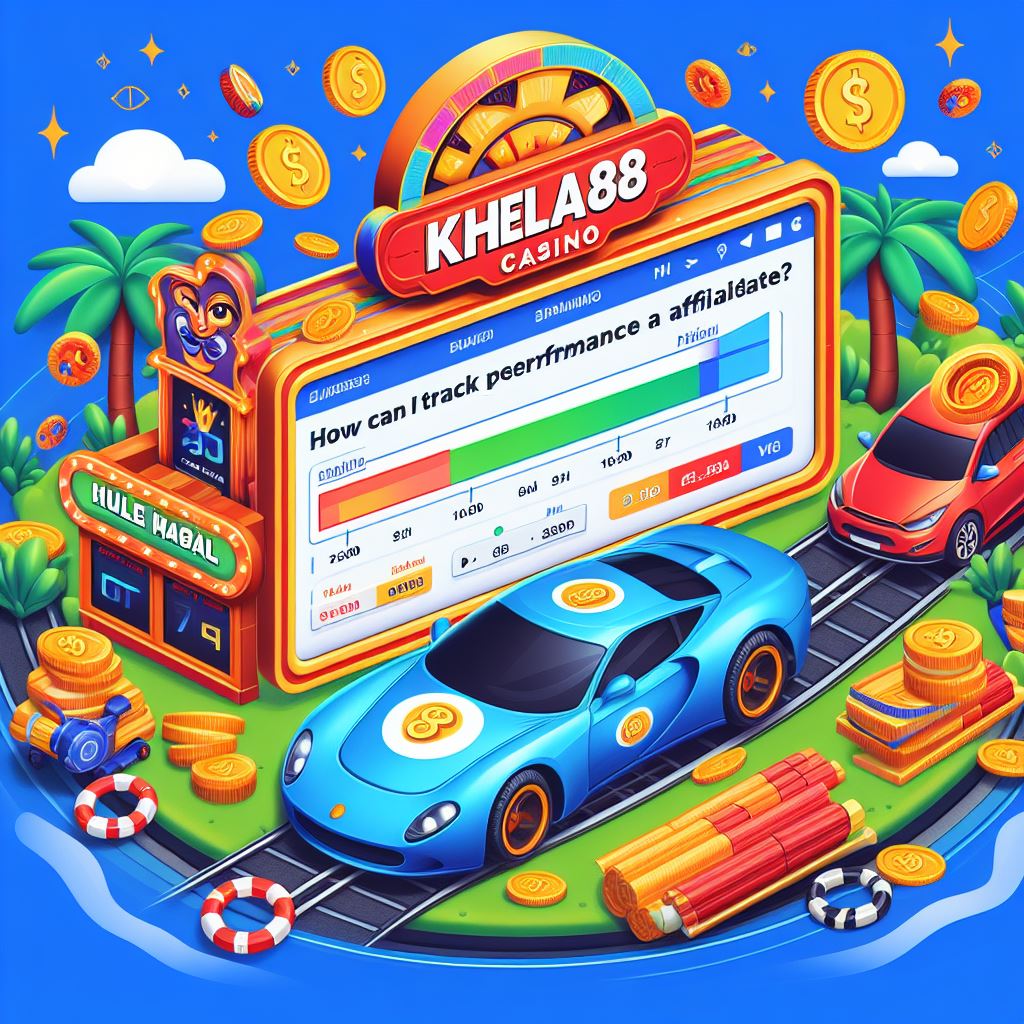 How can I track my performance as a Khela88 affiliate