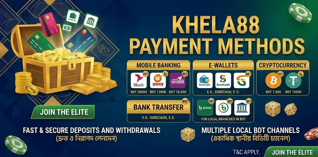khela88 payment methods